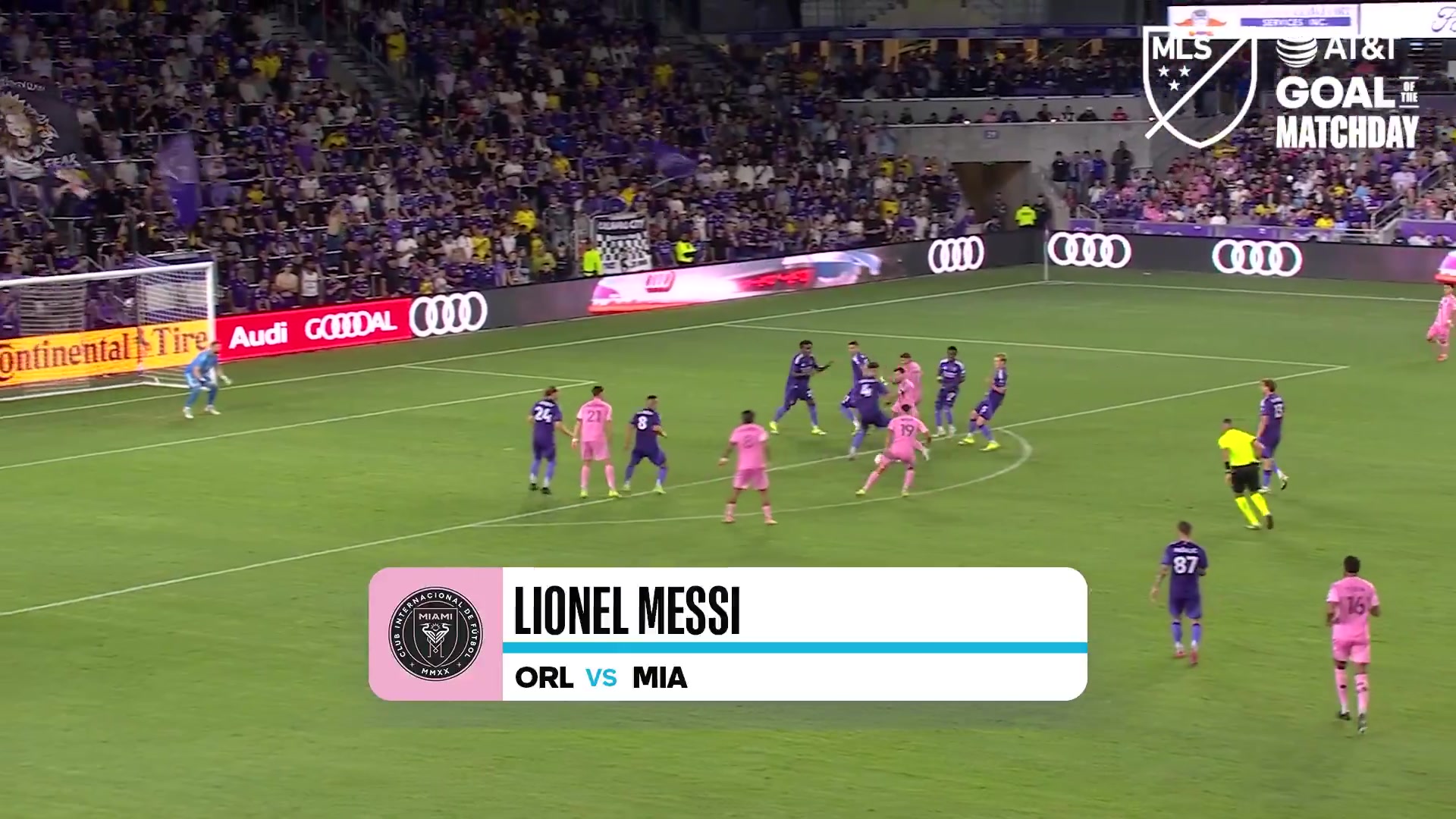 搜狐体育-精彩！梅西对阵奥兰多城远射破门，当选美职联本轮最佳进球